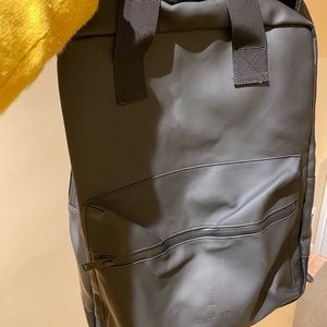 Rains water proof backpack black